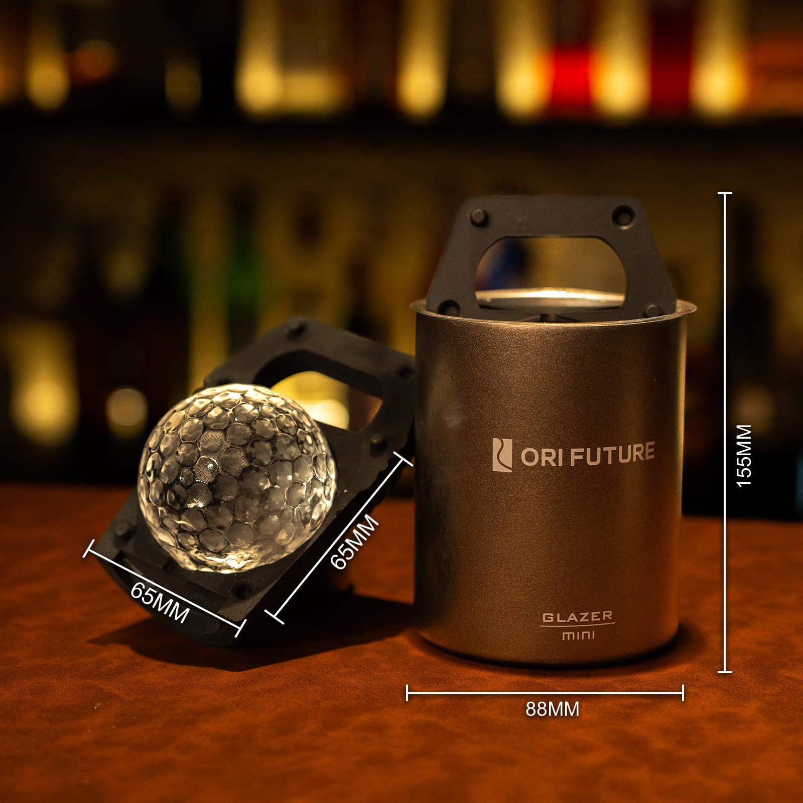 Product keyword - Golf Ball ice mold Gifts - GLAZER mini | Take ICE Easy! - ORI Future