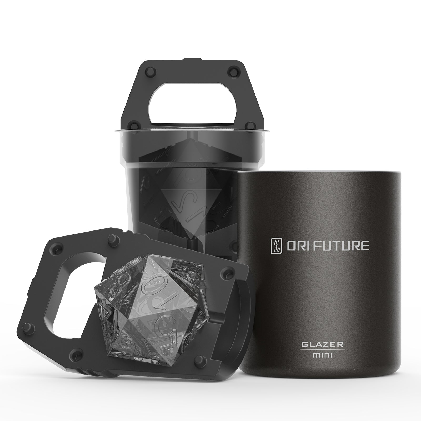 GLAZER mini Whiskey ice ball machine: 100% Clear Ice Mold with Various Shapes | Take ICE Easy!