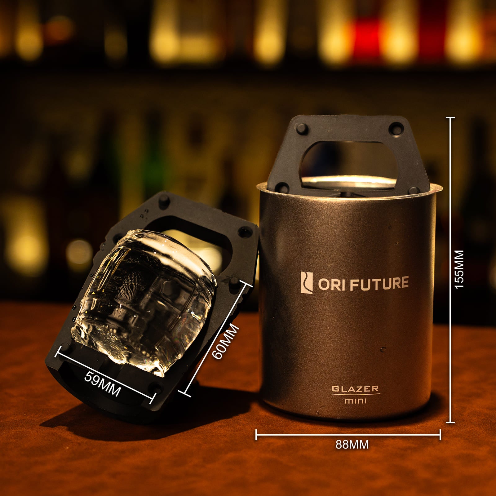 Product keyword - Barrel ice mold Gifts - GLAZER mini | Take ICE Easy! - ORI Future