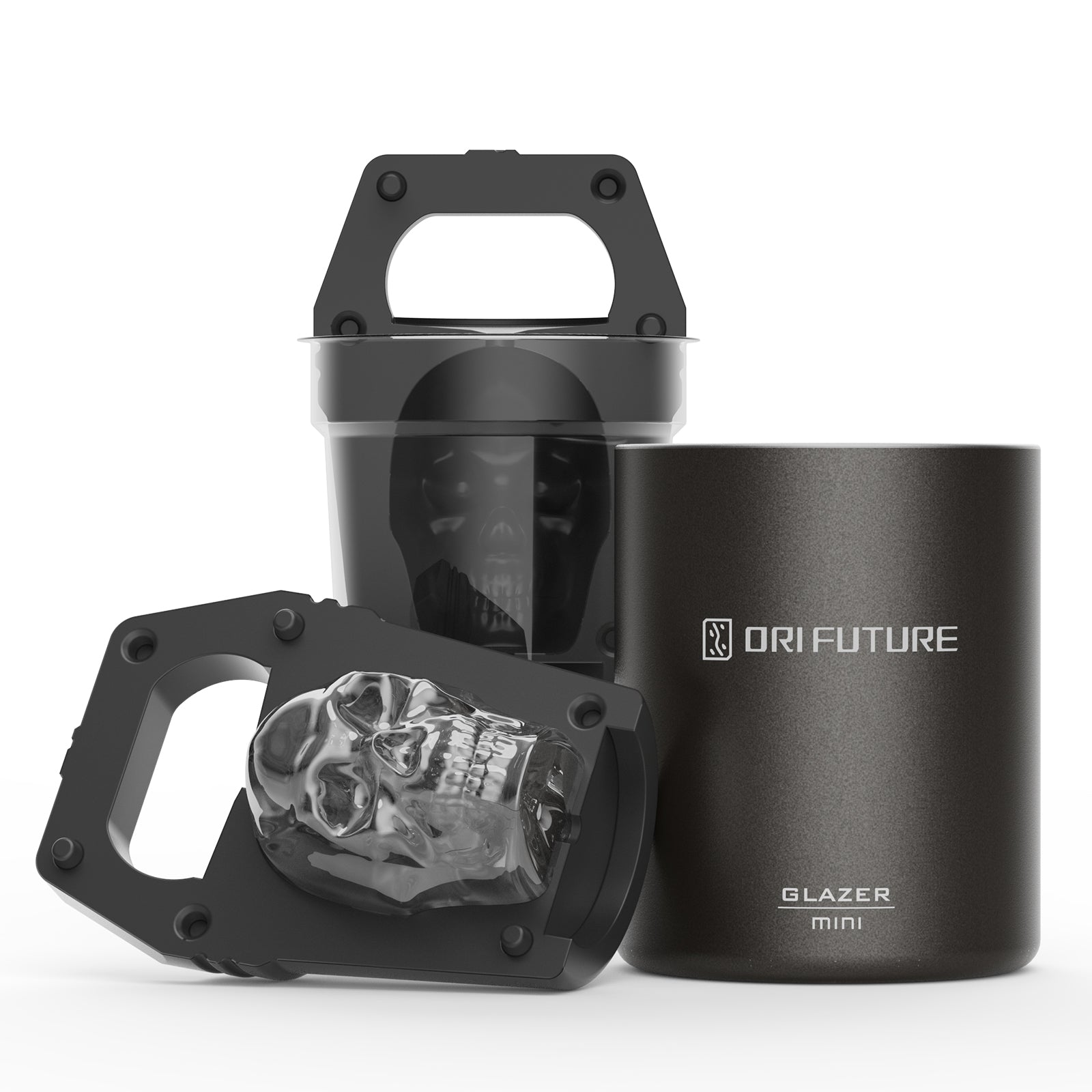 GLAZER mini Whiskey ice ball machine: 100% Clear Ice Mold with Various Shapes | Take ICE Easy!