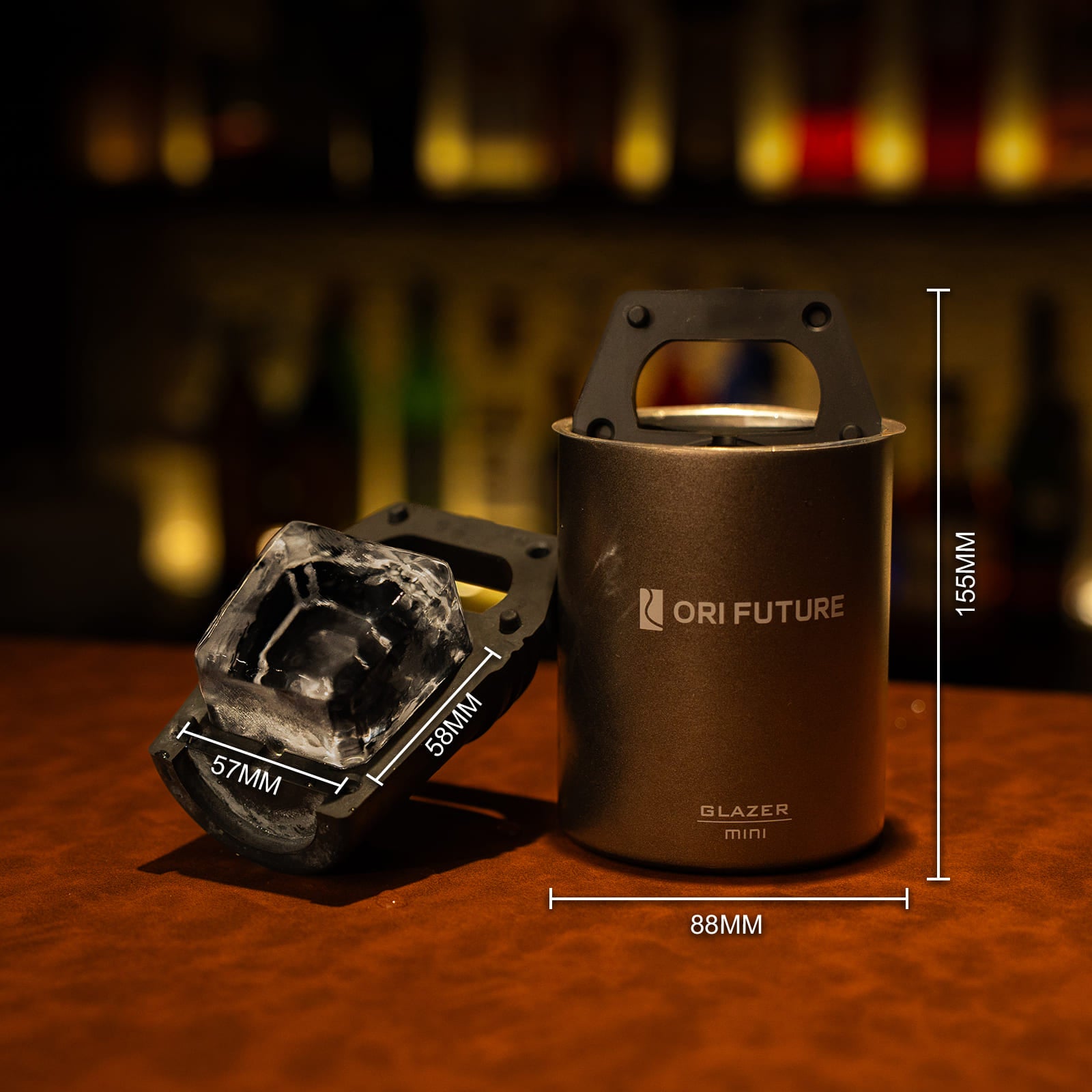 Product keyword - Cube ice mold Gifts - GLAZER mini | Take ICE Easy! - ORI Future