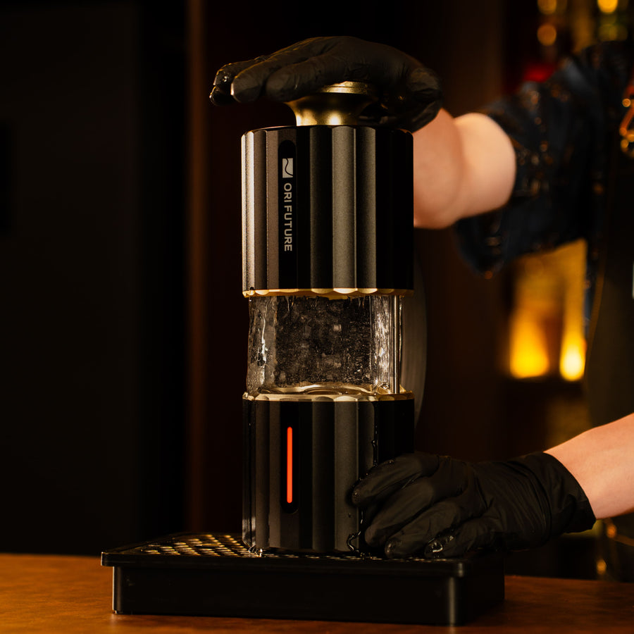 1. GLAZER Press Whiskey Ice Ball Machine