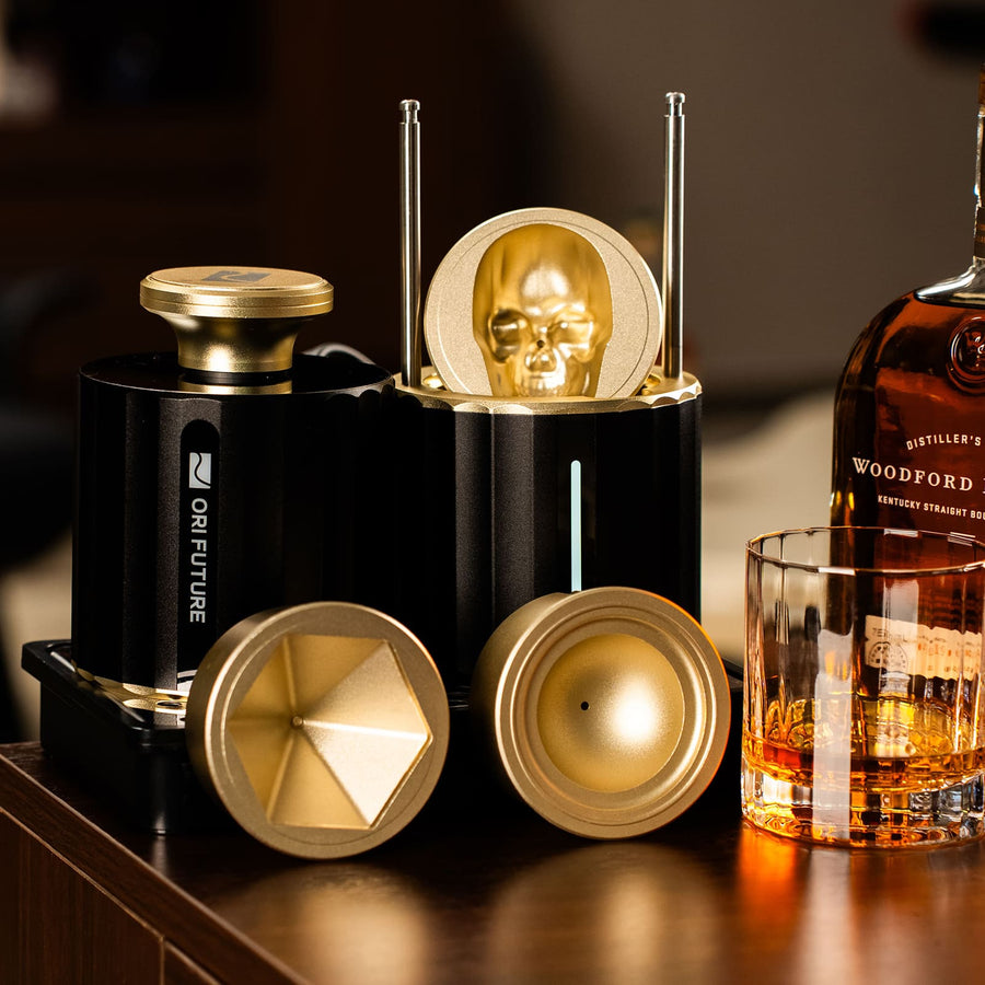 2. GLAZER Press Whiskey Ice Ball Machine — Craft the Perfect Ice Sphere