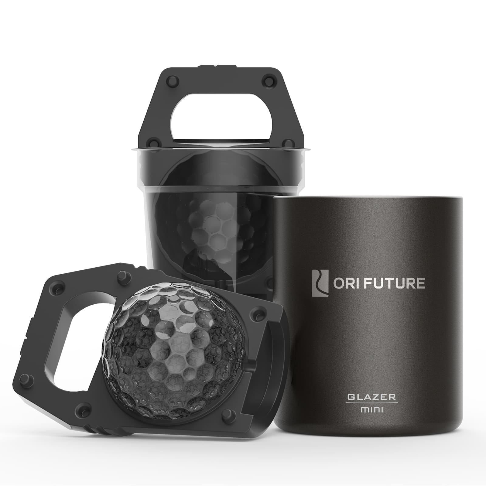 GLAZER mini Whiskey ice GolfBall 65mm machine: 100% Clear Ice Mold with Various Shapes | Take ICE Easy!