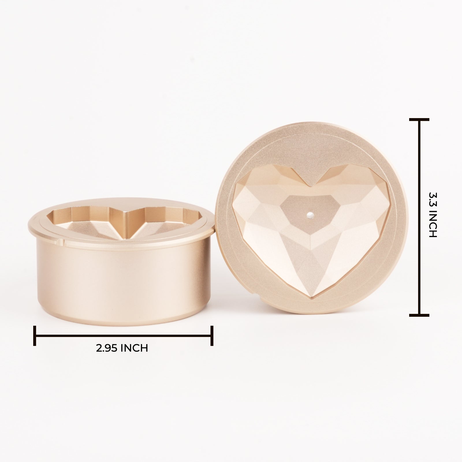 Heart shaped ice mold