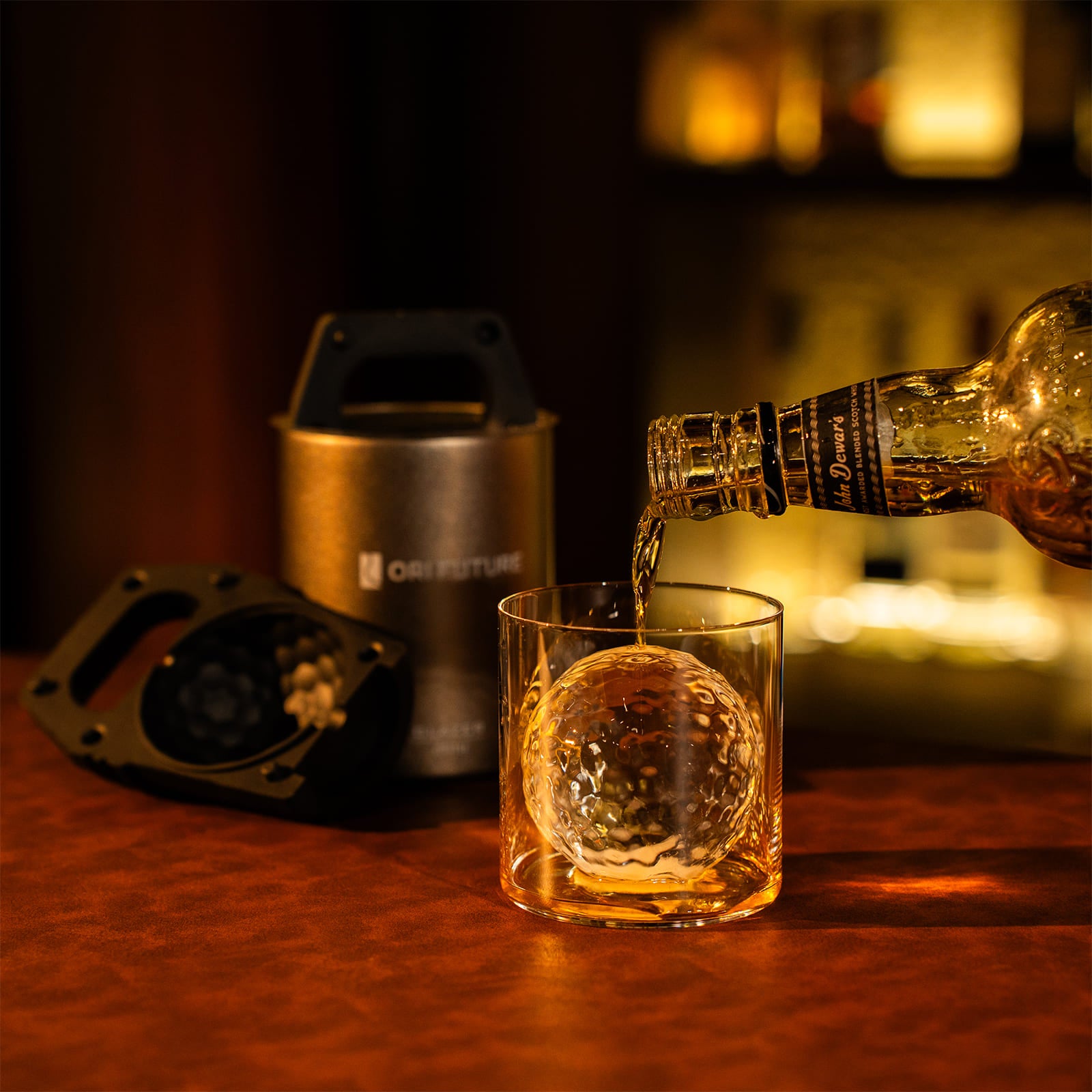 Product keyword - Golf Ball (65mm) ice mold Gifts - GLAZER mini | Take ICE Easy! - ORI Future